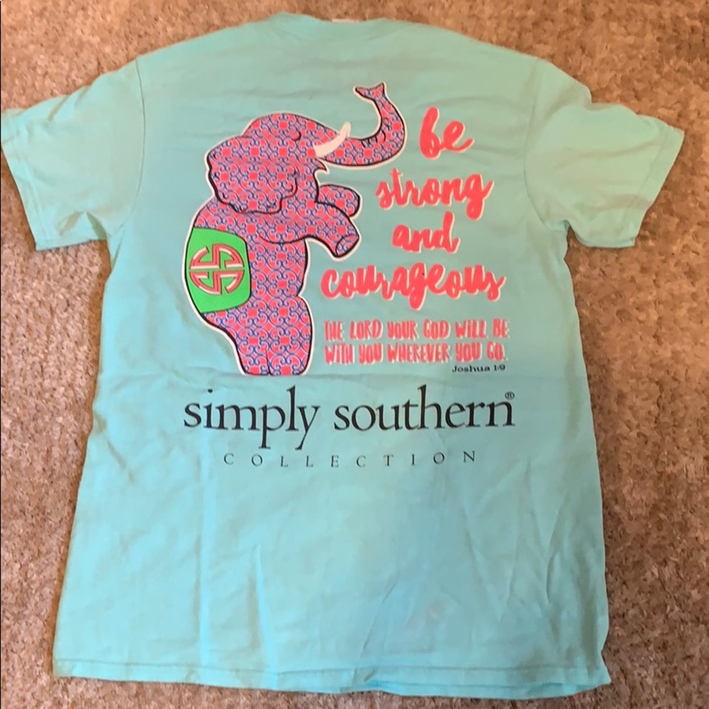 Teal Simply Southern T-shirt